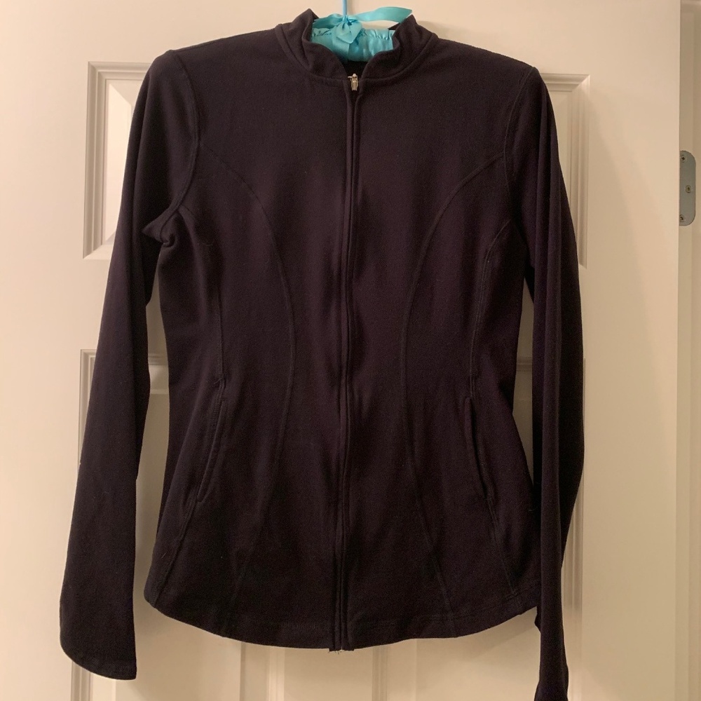 Beyond Yoga Black Zipped Jacket